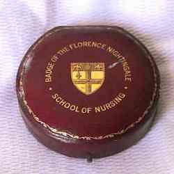 Badge box - Florence Nightingale School of Nursing - St Thomas Hospital London