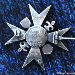Badge (Reverse) - Florence Nightingale School of Nursing - St Thomas Hospital London