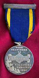 Reverse - Maidstone Typhoid Medal - Lilian Heale