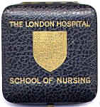 The London Hospital - badge and box - perhaps 1980's