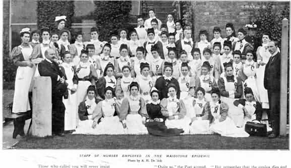 Maistone Typhoid Nurses and Doctors 1897