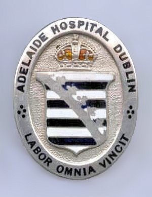 Adelaide Hospital (Dublin) Nurse badge.