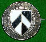 League of St Bartholemew Nurse badge face side Undated