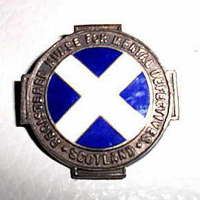 RNMD badge. Registered Nurse for Mental Defectives (Scotland)