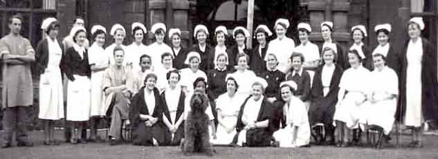 Middlesex Hospital PTS students July 1952